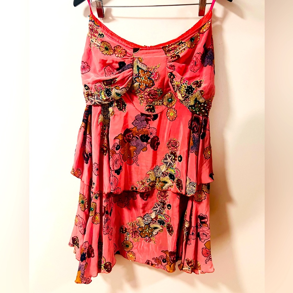 TRELISE COOPER Floral Pink Mini Dress